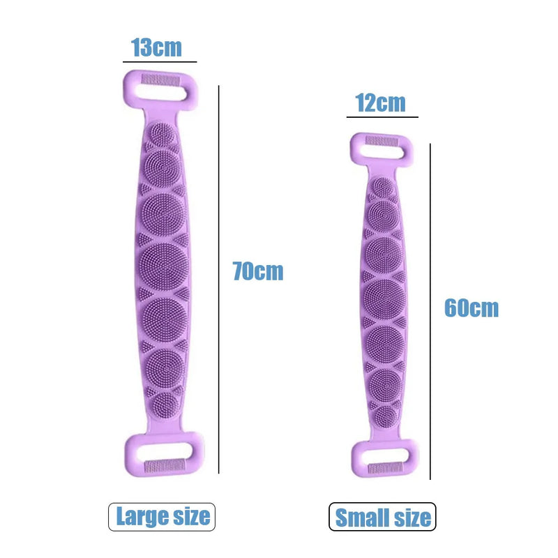 Escova de silicone para lavar as costas (ENVIAMOS CORES ALÉATORIA CONFORME A DISPONIBILIDADE DO ESTOQUE)